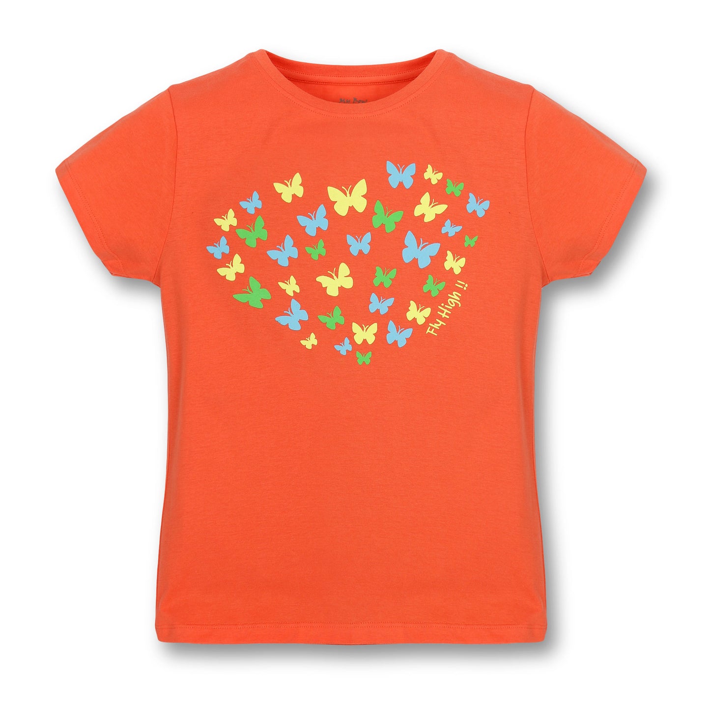 My Bow Girls Round neck Short Sleeve T-Shirts