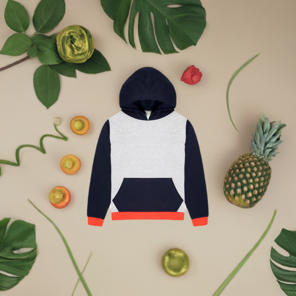 My Bow Unisex Soft Brushed Fleece Casual Basic Pullover Hooded Sweatshirt for Boys and Girls (4 to 14 Years)