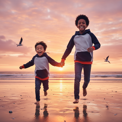 My Bow Soft Brushed Fleece Casual Basic Pullover Hooded Sweatshirt T-Shirt