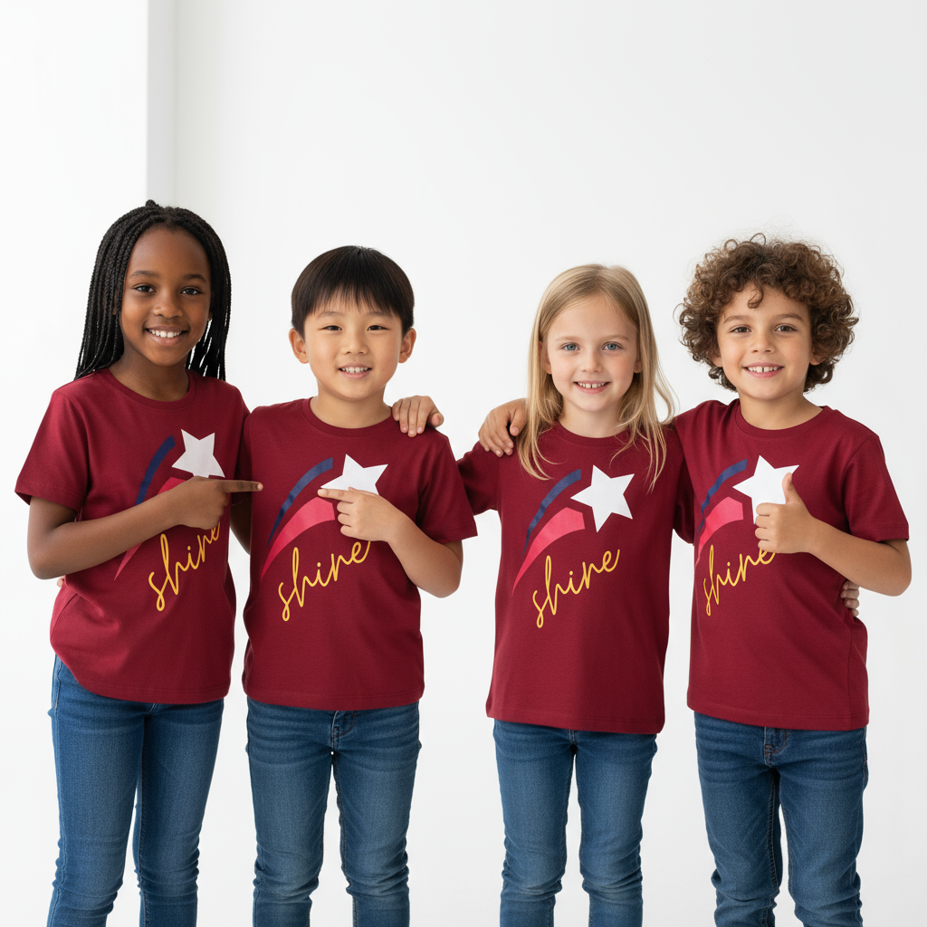 My Bow Boys Sports, Patriotic T Shirt, Cotton, Basketball Design and American Flag Theme, Dark Cyan, Dark Red, Short sleeve, Combo (Ages 4-14 Years)