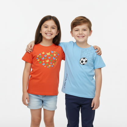 My Bow Crew Round Neck T Shirts