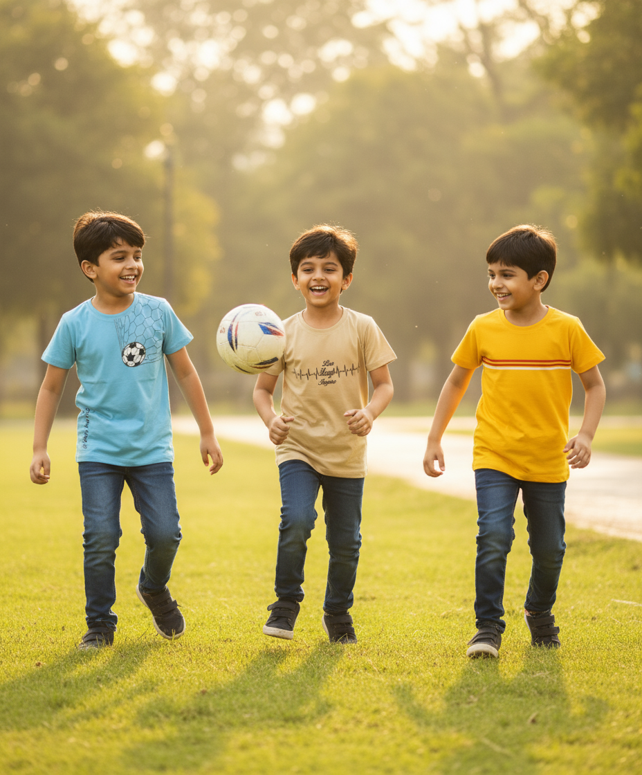 My Bow Crew Round Neck T Shirts